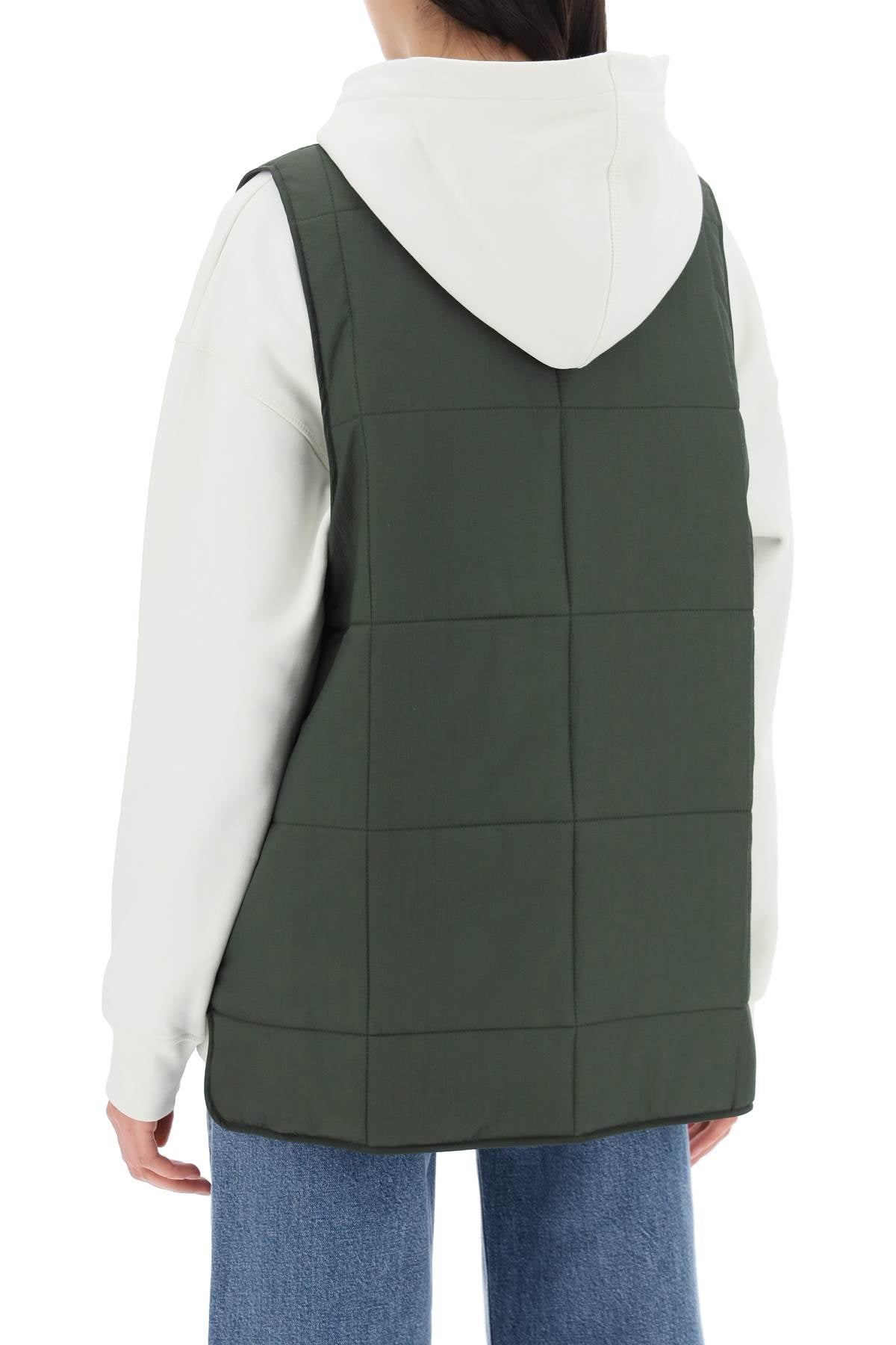 Ganni Quilted Boxy Vest image 2