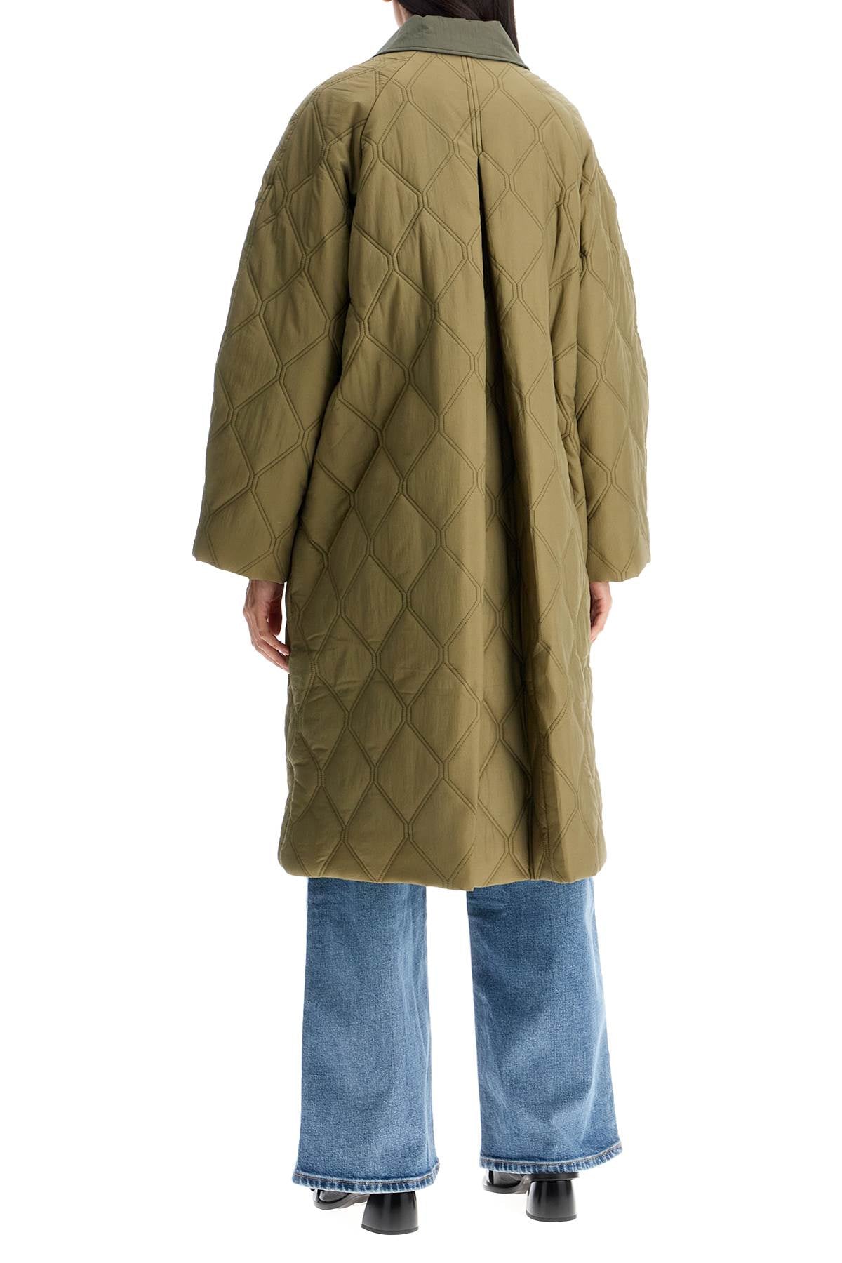 Ganni Oversized Quilted Padded Coat image 2