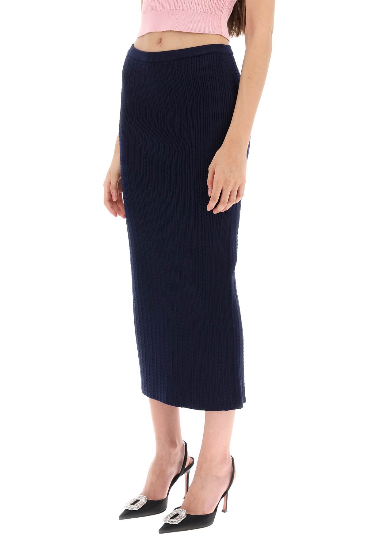 Alessandra Rich knitted pencil skirt image 3