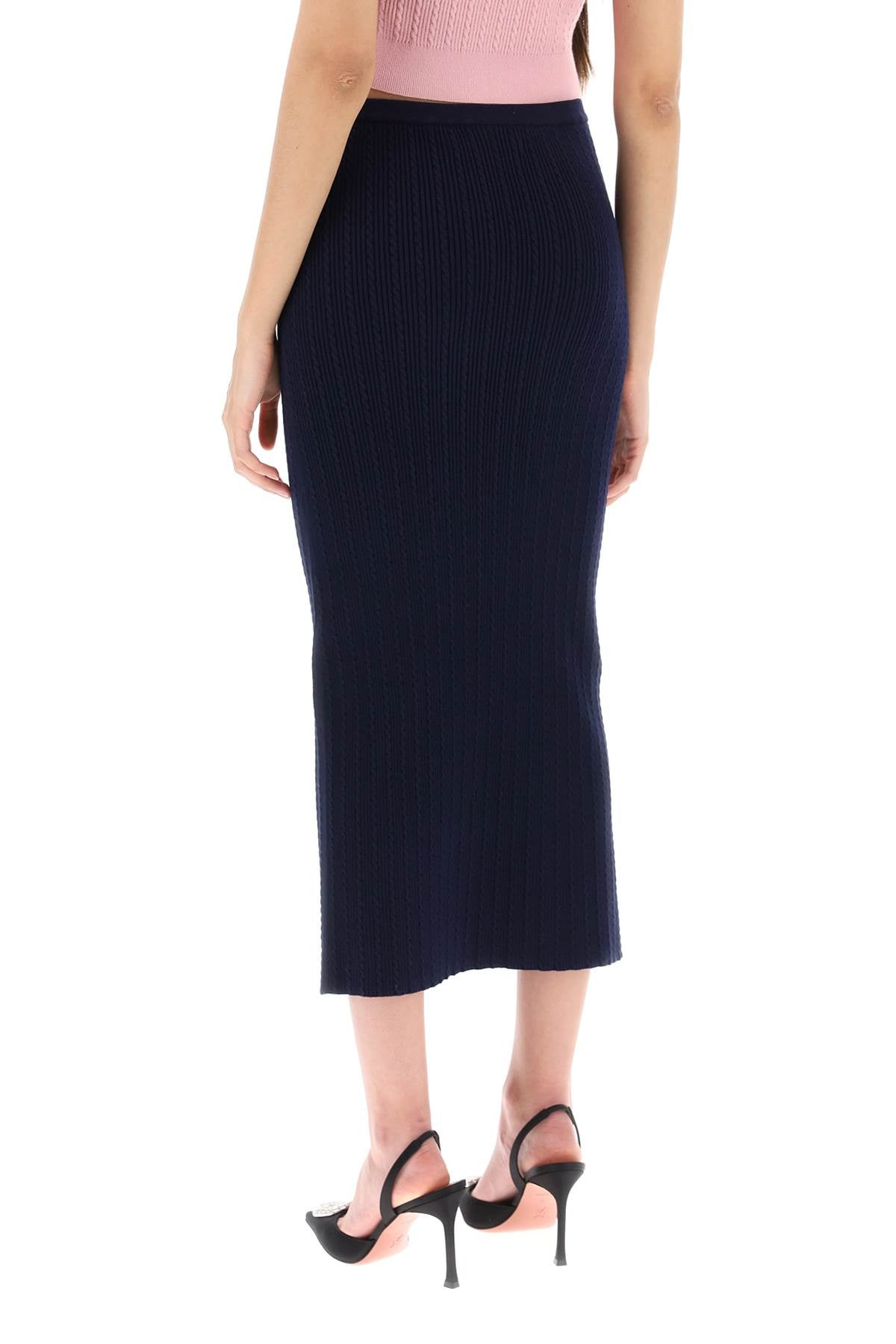 Alessandra Rich knitted pencil skirt image 2