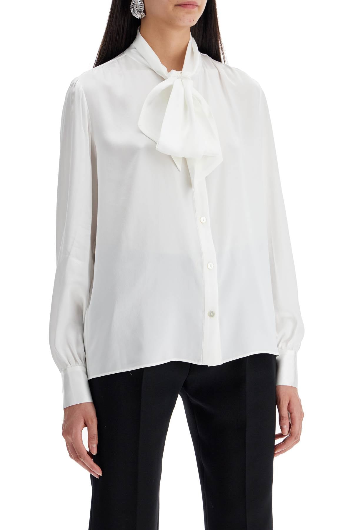 Alessandra Rich blouse with lavallière image 1