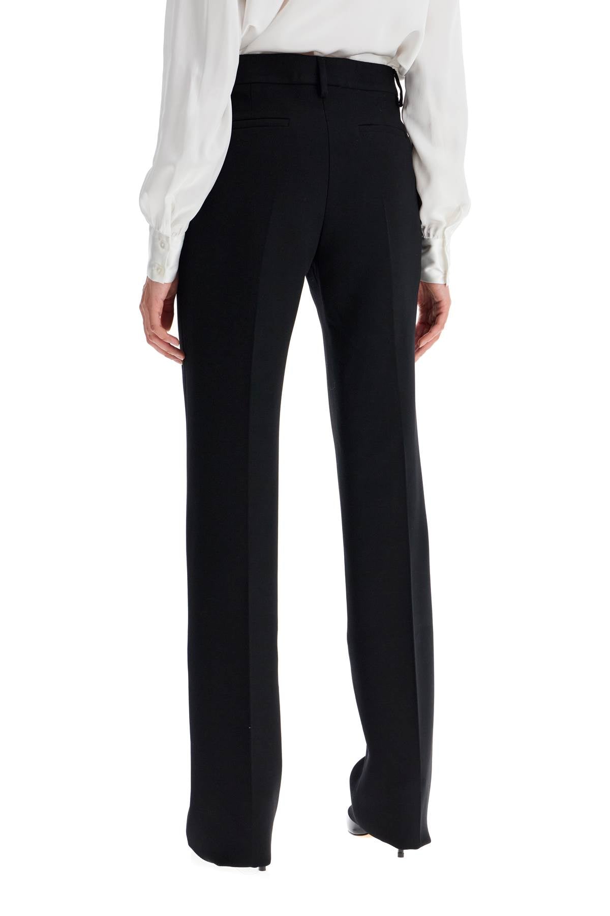 Alessandra Rich woolen cigarette pants for women image 2