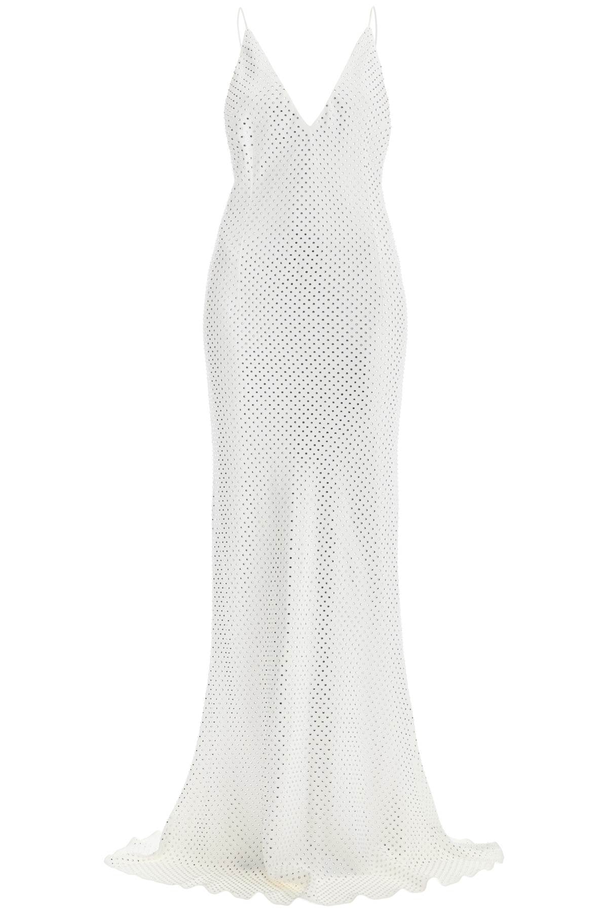 Alessandra Rich long cady slip dress with maxi image 0