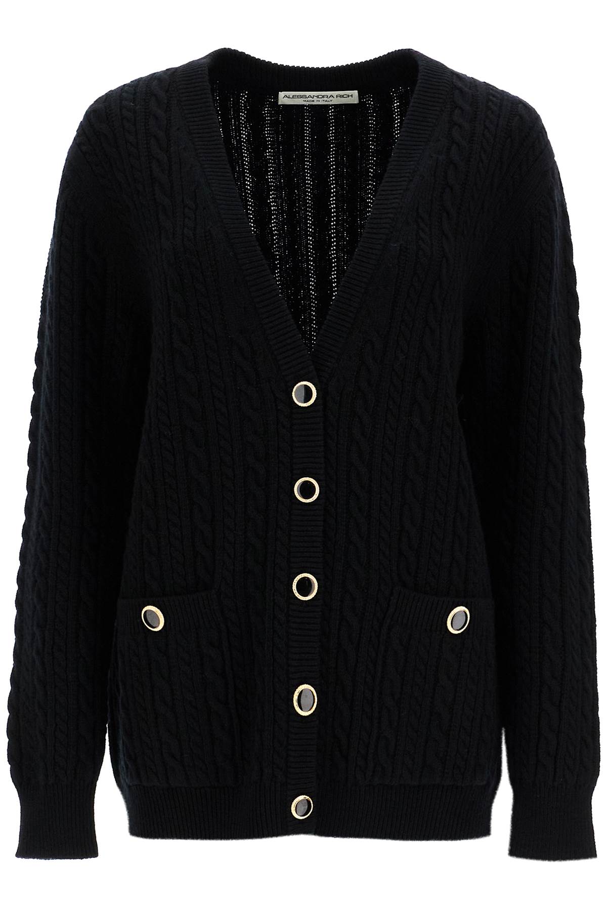 Alessandra Rich oversized wool cardigan image 0