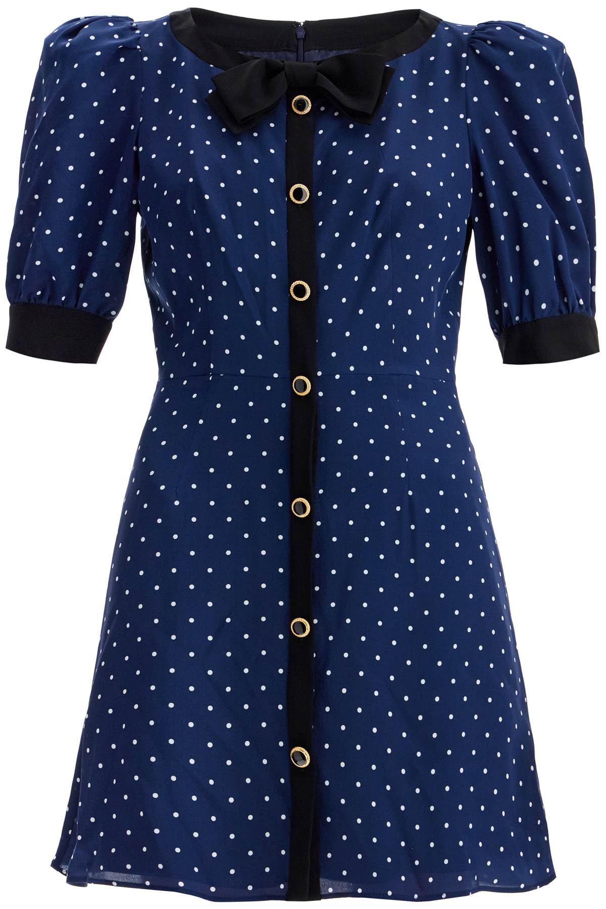 Alessandra Rich "silk polka dot mini dress image 0