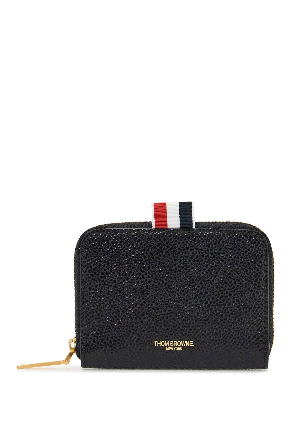 Thom Browne portafoglio slim con zip circonferenziale nero image 0