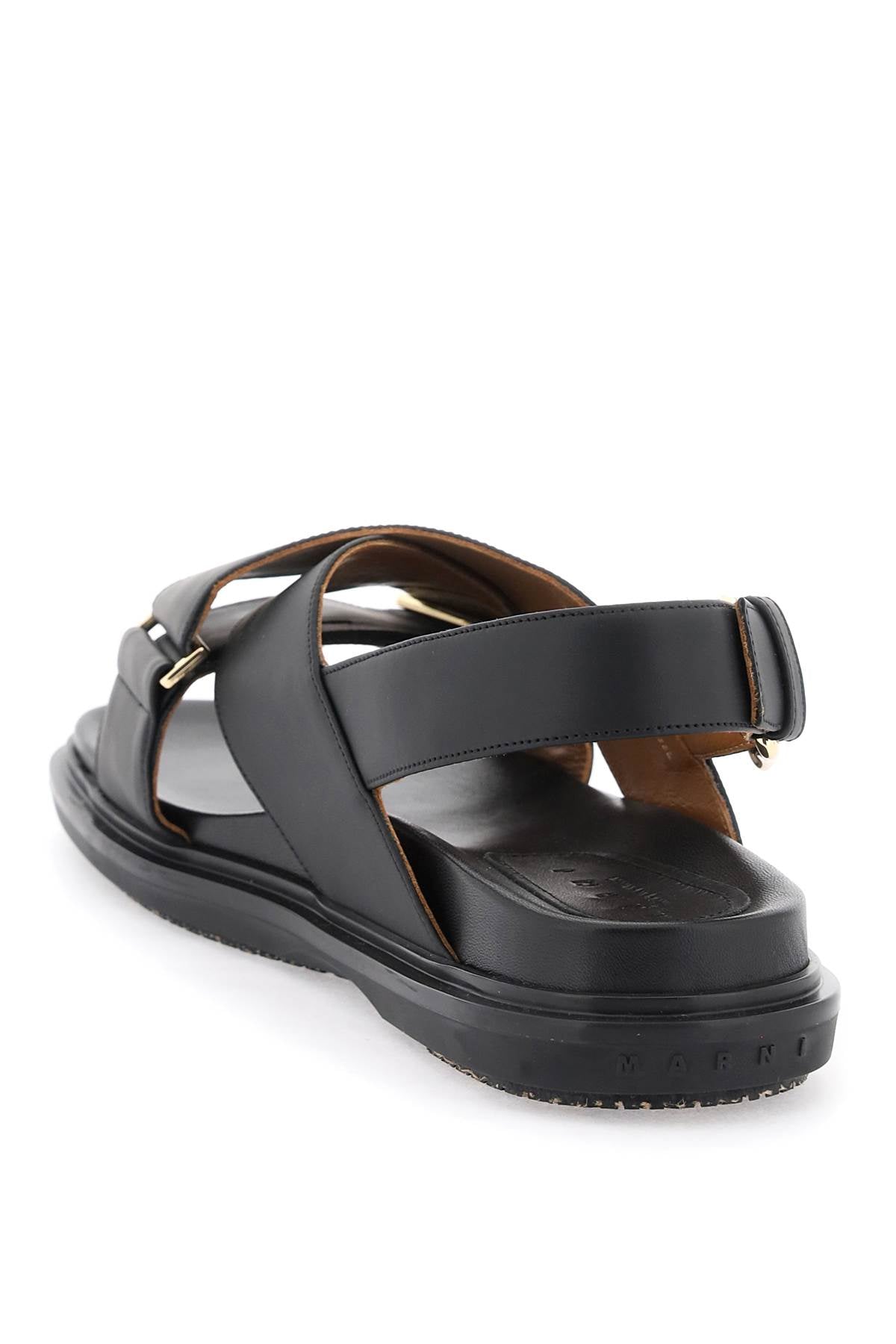 Marni fussbett leather sandals image 2