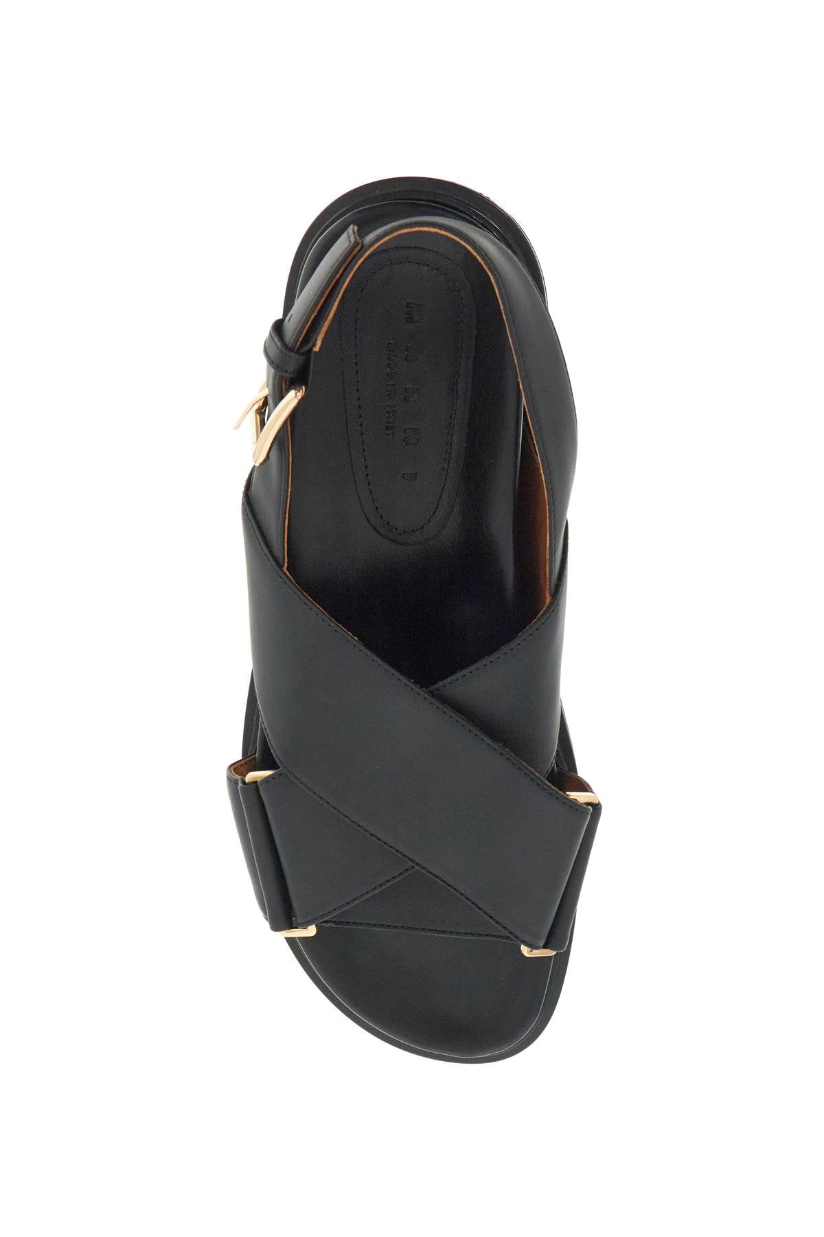 Marni Leather Fussbett Sandals image 1