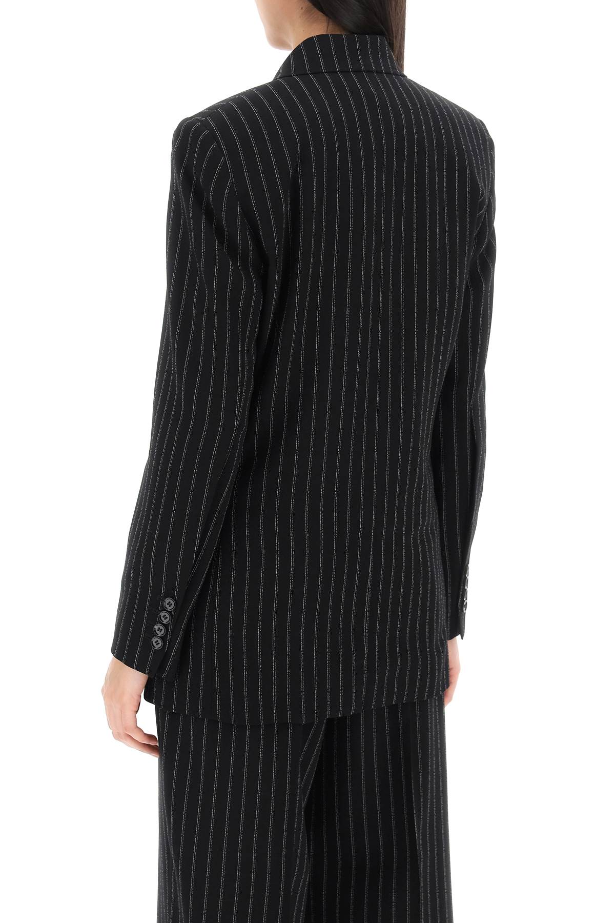 Ami Alexandre Mattiussi Double-Breasted Pinstripe Wool Blazer image 2