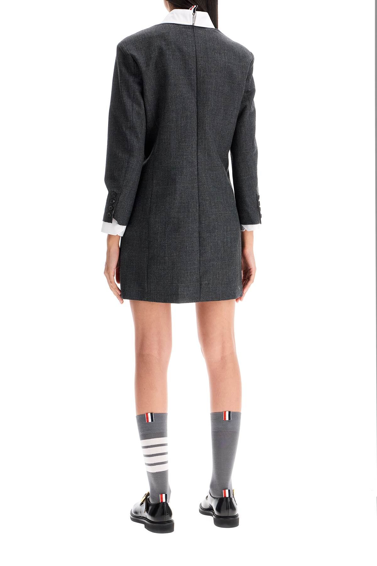 Thom Browne mini wool sheath dress in tube style image 2