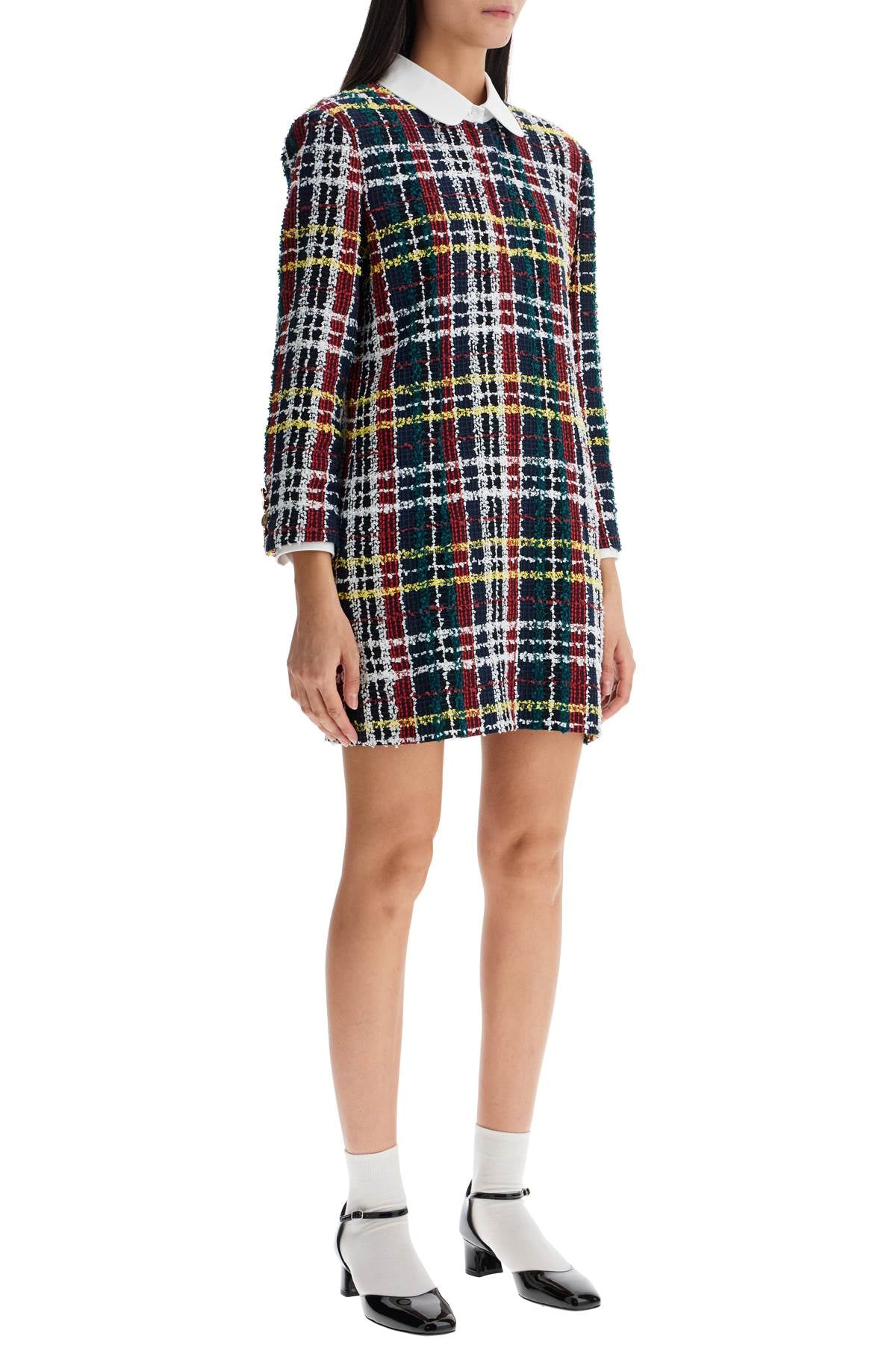 Thom Browne Tweed Mini Sheath Dress image 1