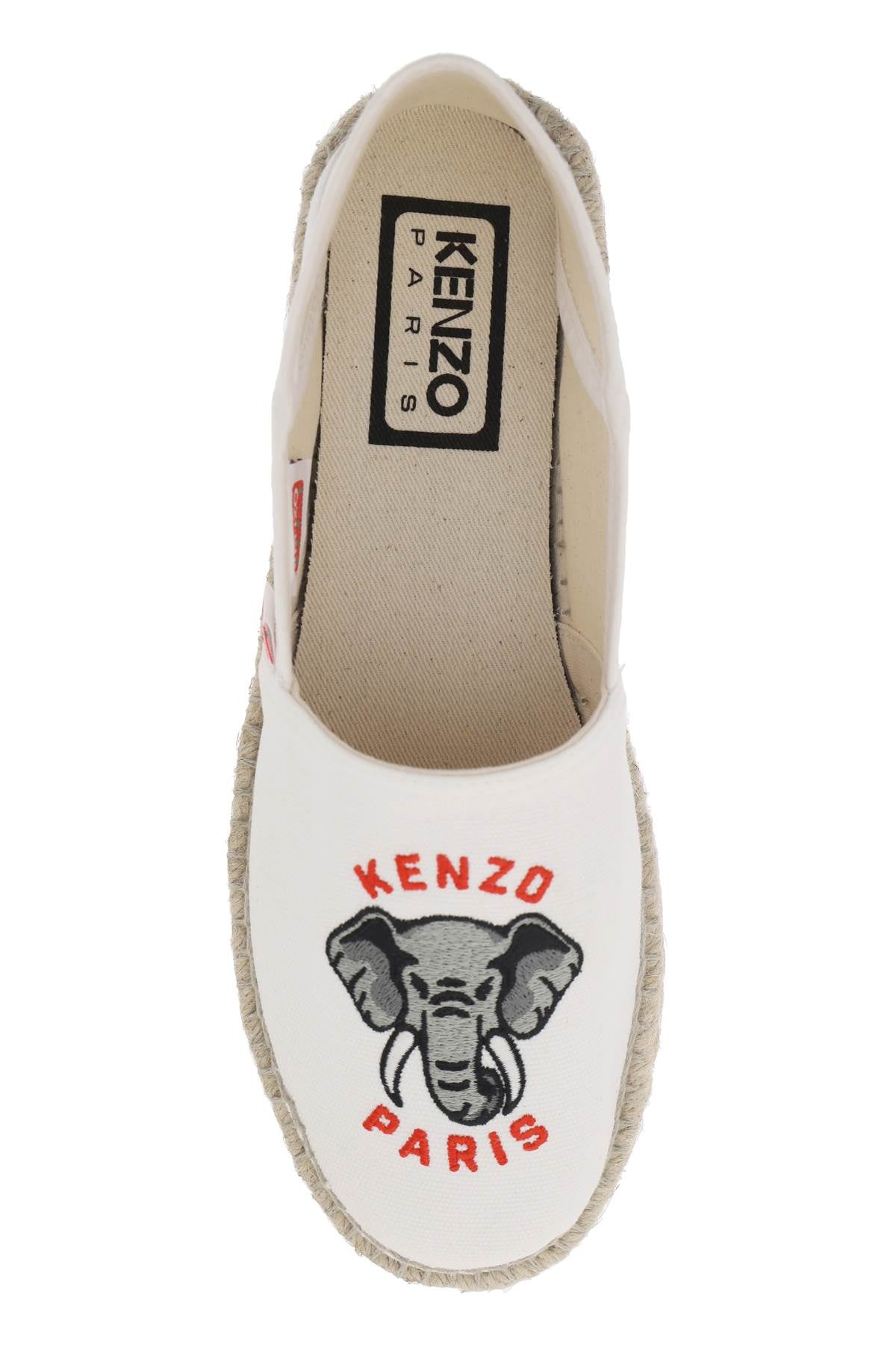 Kenzo canvas espadrilles with logo embroidery image 1