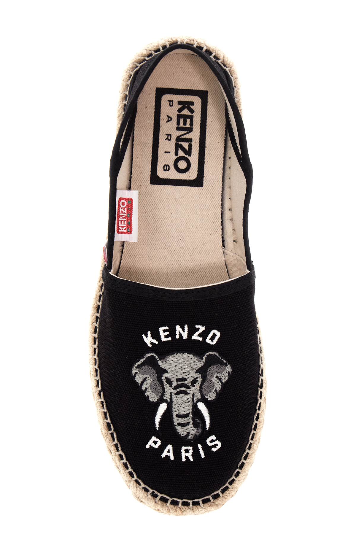 Kenzo canvas espadrilles with logo embroidery image 1