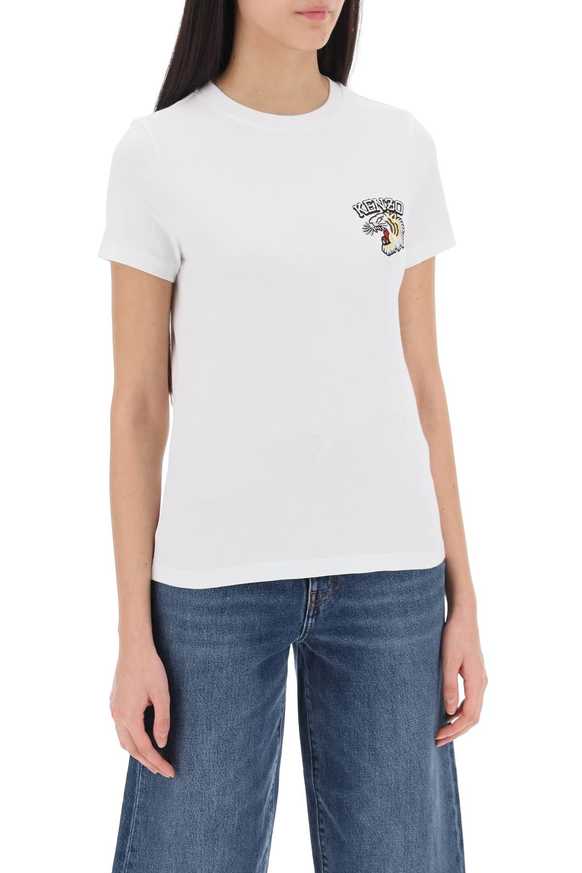 Kenzo crew-neck t-shirt with embroidery image 1