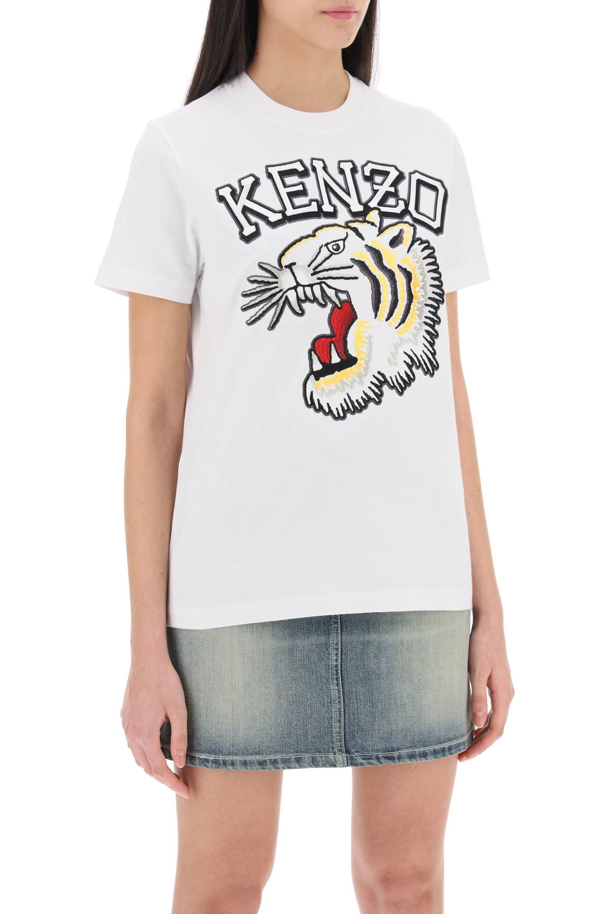 Kenzo tiger varsity crew-neck t-shirt image 1