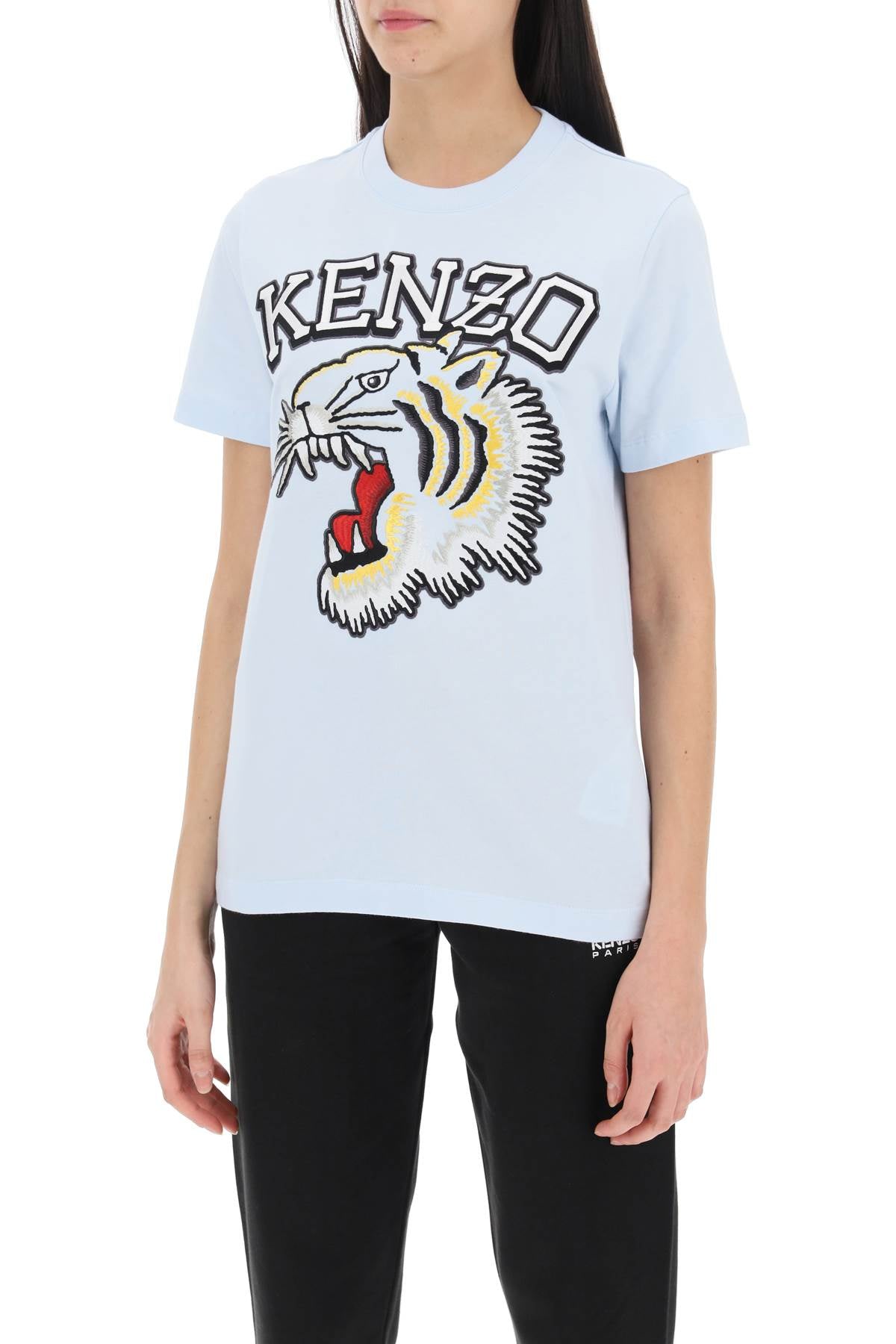 Kenzo tiger varsity crew-neck t-shirt image 3