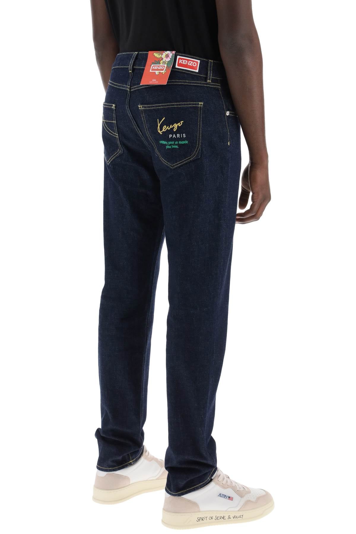 Kenzo slim fit bara jeans image 2