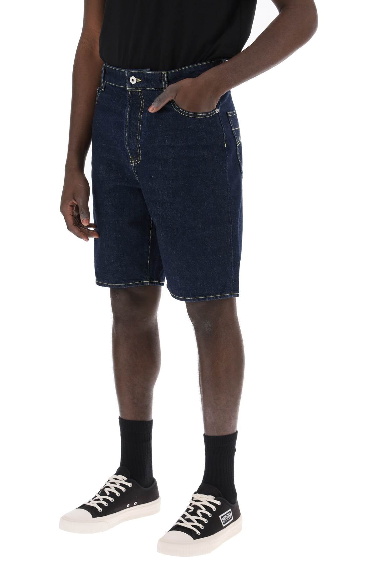 Kenzo himawara denim shorts image 3