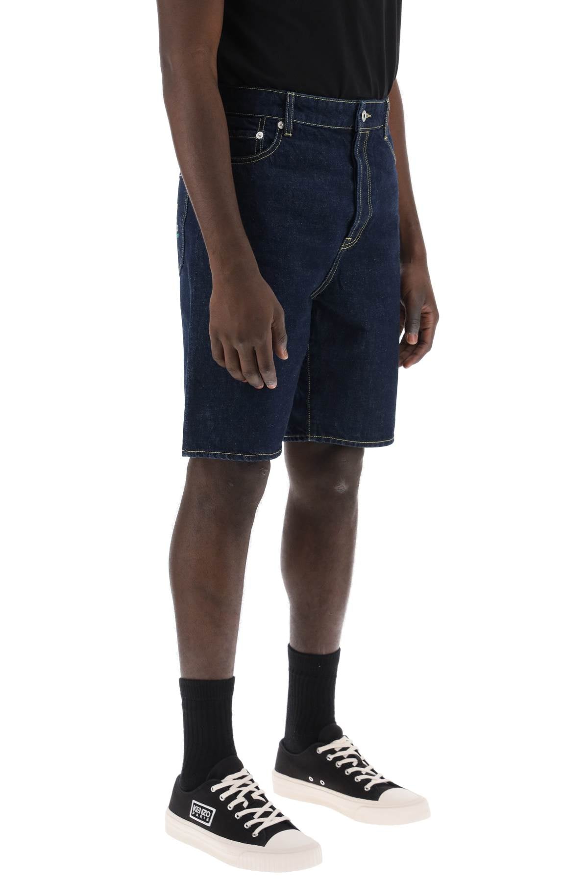 Kenzo himawara denim shorts image 1