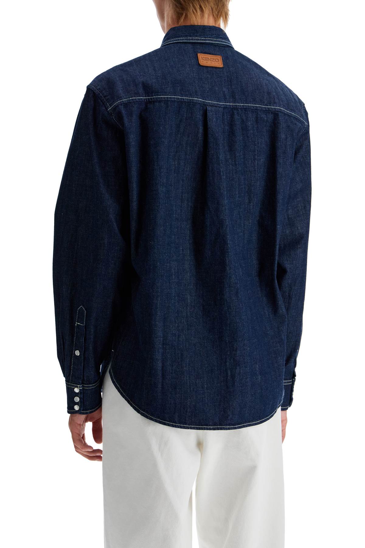 Kenzo Men's Denim Western Shirt image 2