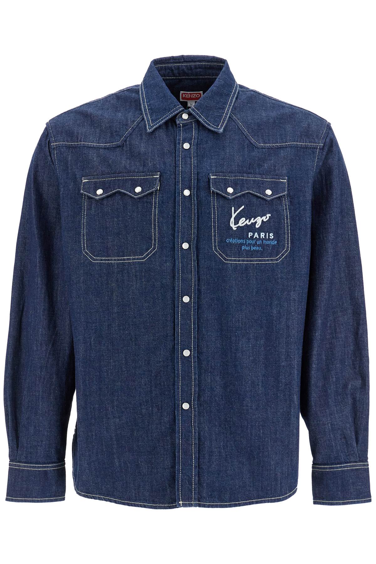 Kenzo Men's Denim Western Shirt image 0