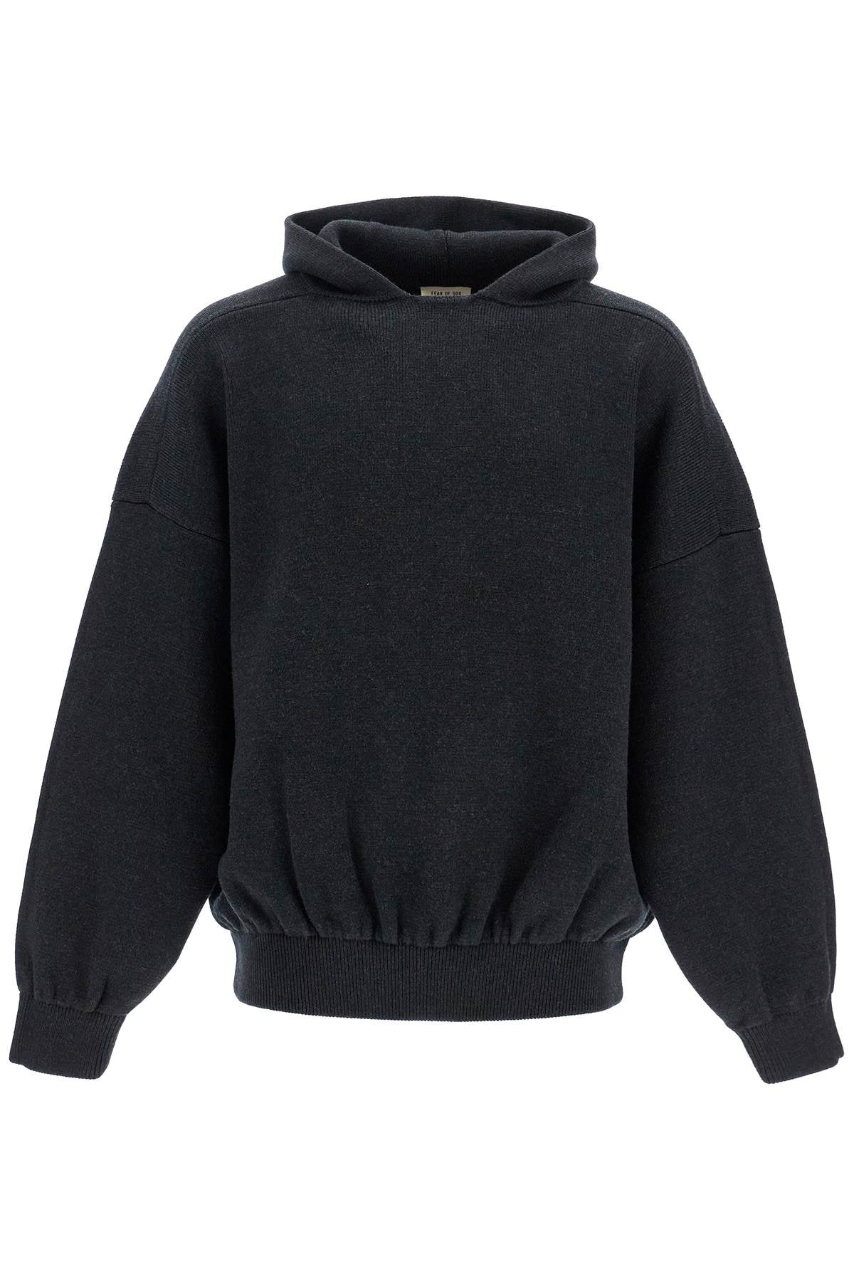 Fear Of God hooded knit sweatshirt with image 0