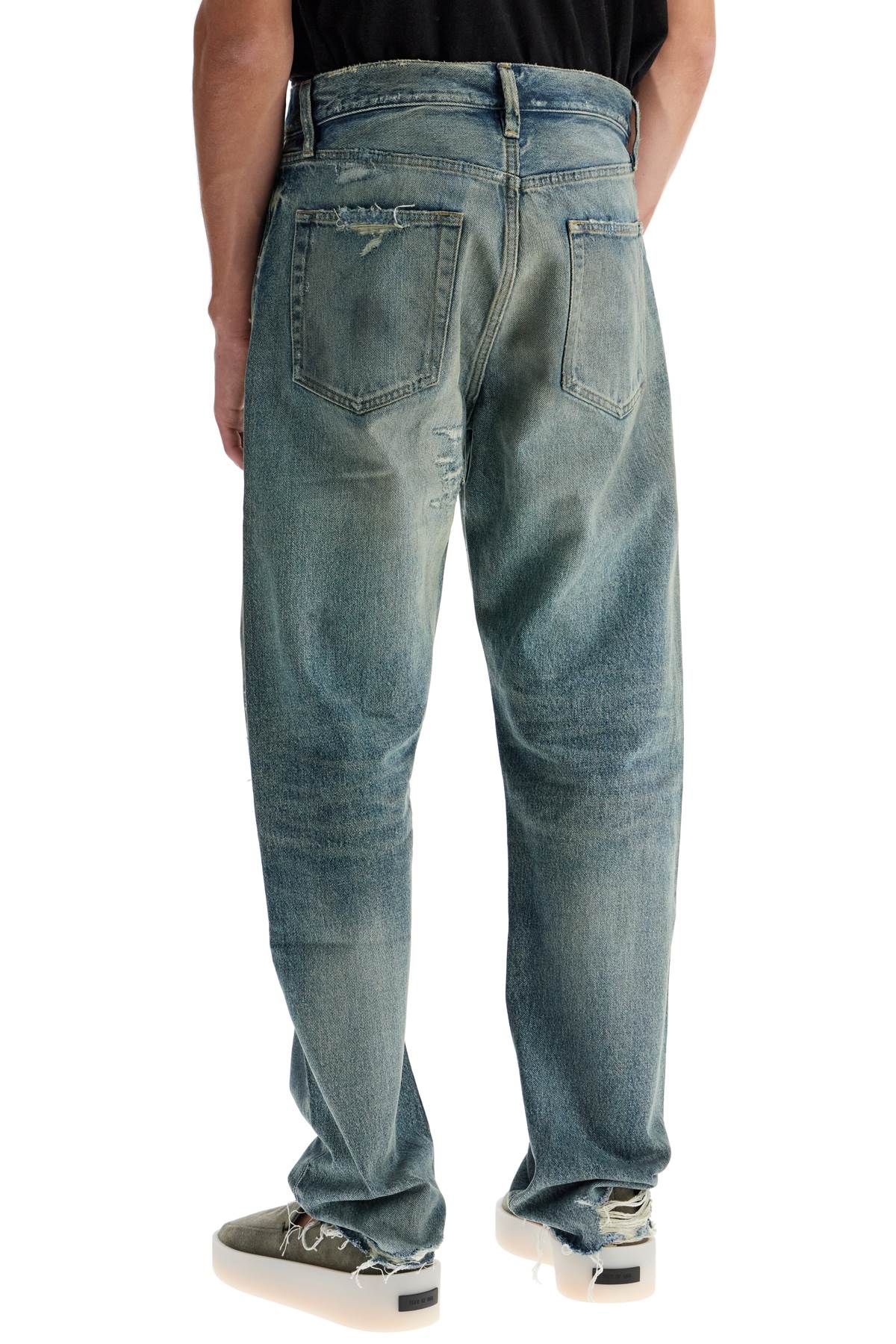 Fear of God Distressed Straight Leg Jeans image 2