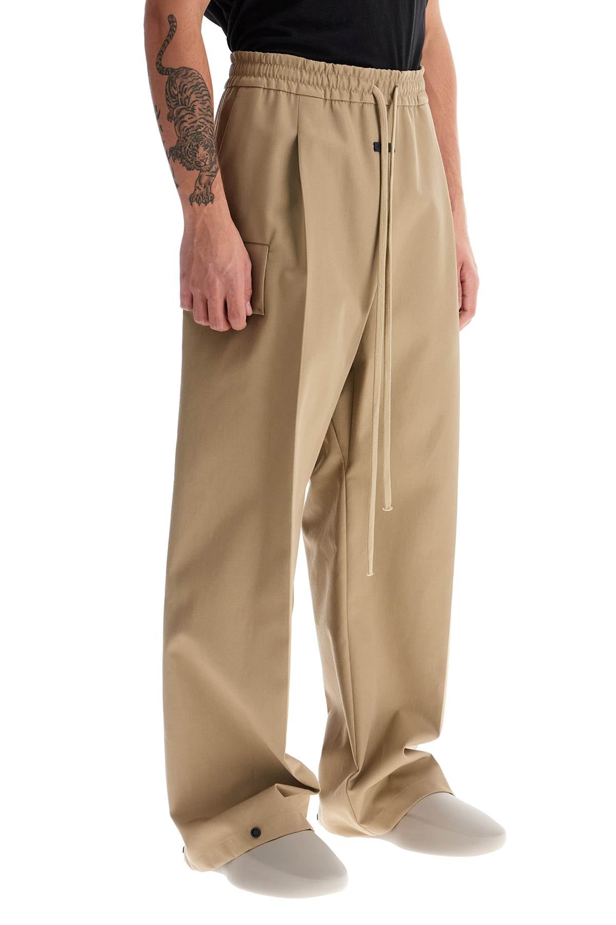 Fear of God Oversized Cargo Trousers in Wool Blend image 1