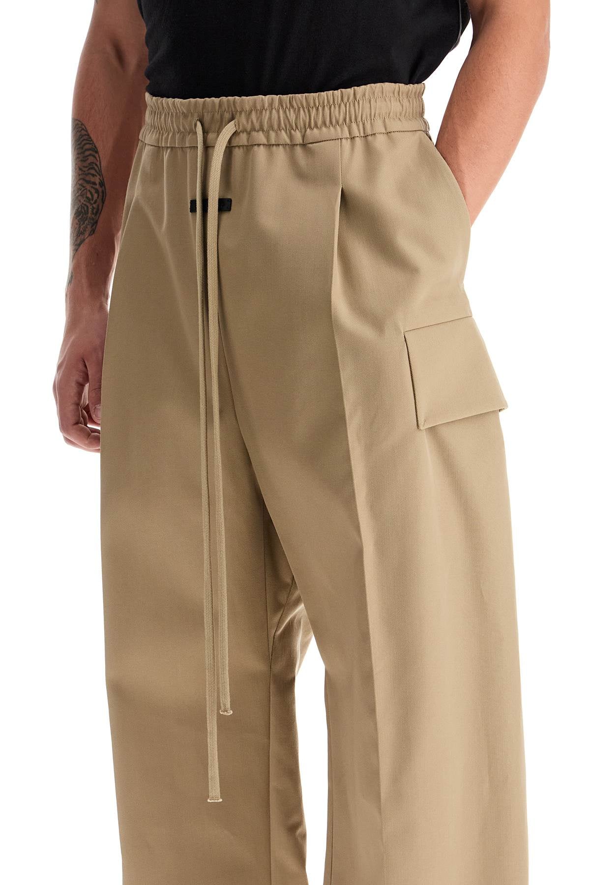 Fear of God Oversized Cargo Trousers in Wool Blend image 3