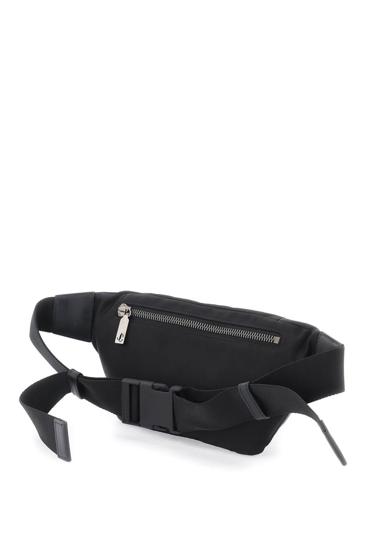 Jimmy Choo Finsley Belt Bag - Nylon with Logo Print image 1