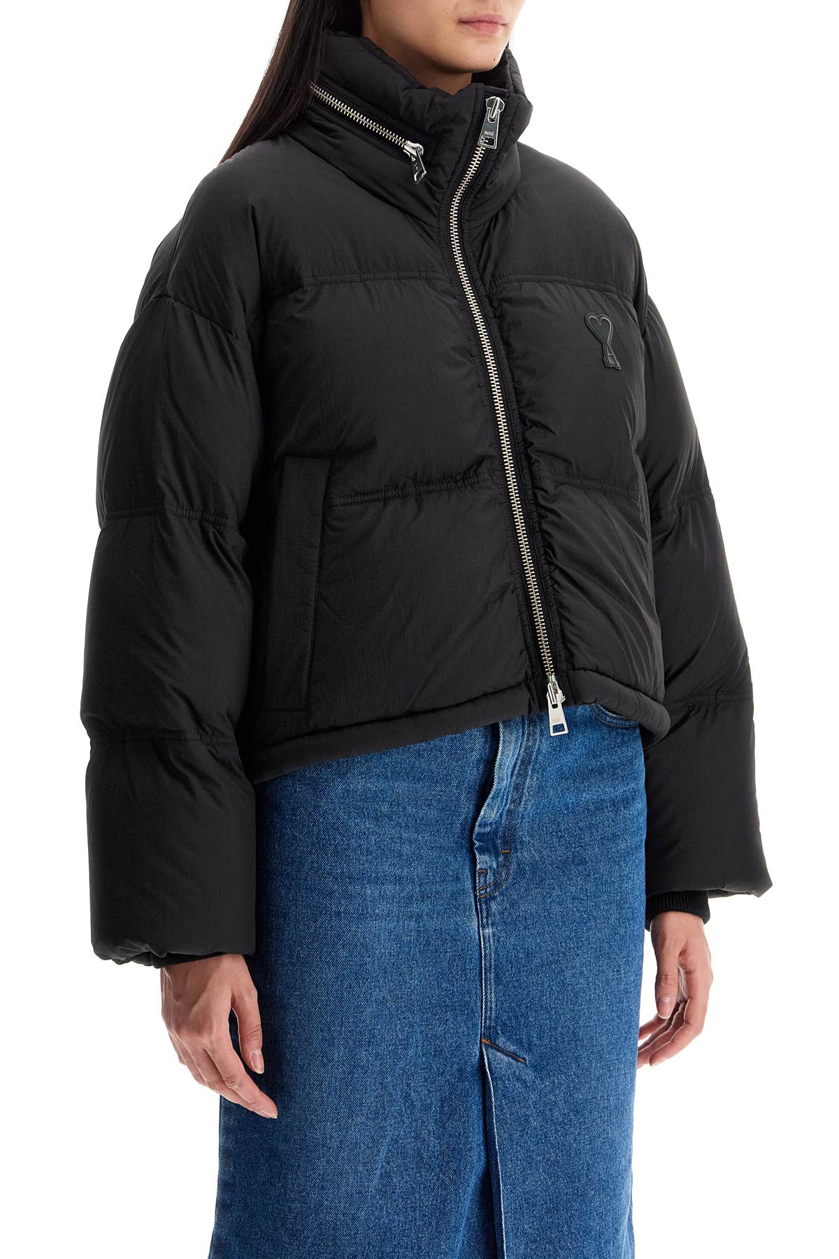 Ami Alexandre Mattiussi Down Jacket with Logo Patch image 1