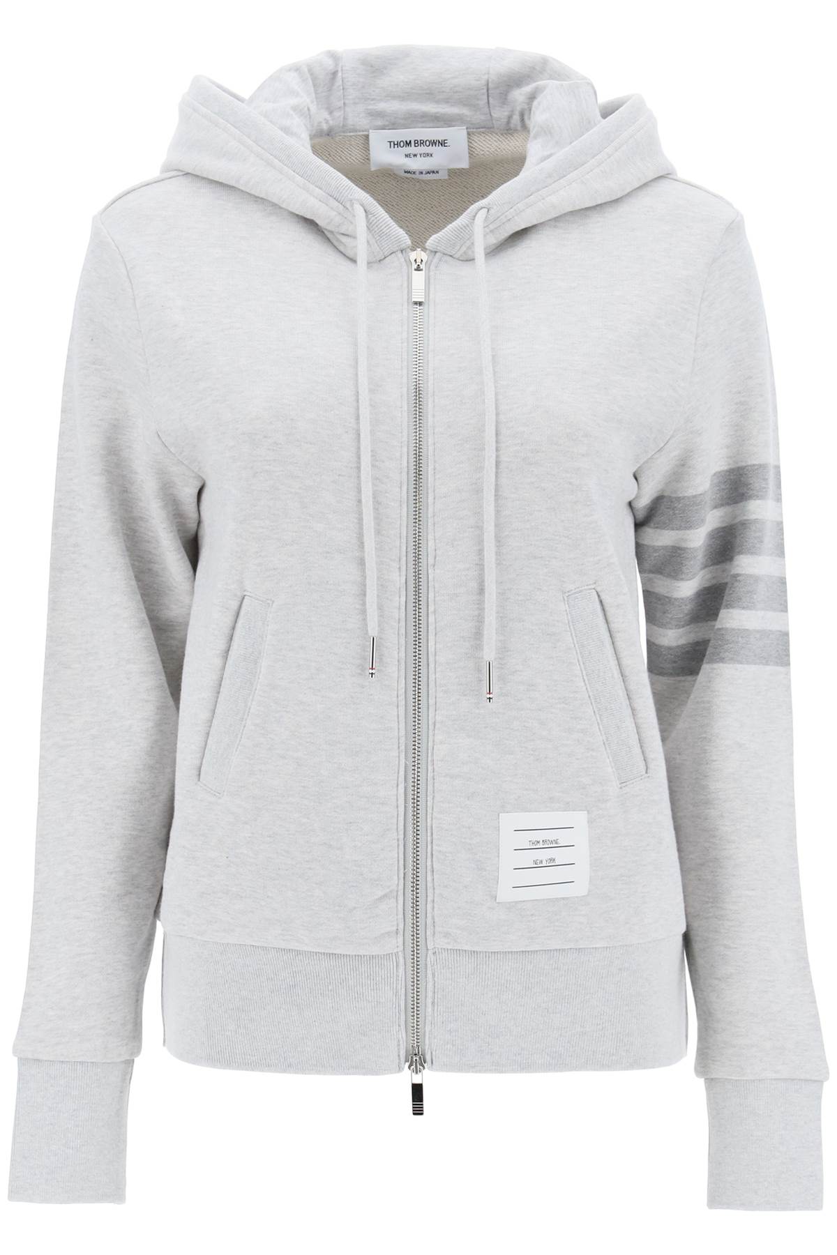 Thom Browne Men's 4-Bar Zip-Up Hoodie image 0