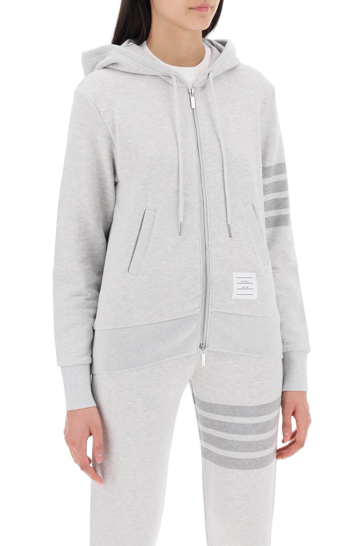 Thom Browne Men's 4-Bar Zip-Up Hoodie image 1