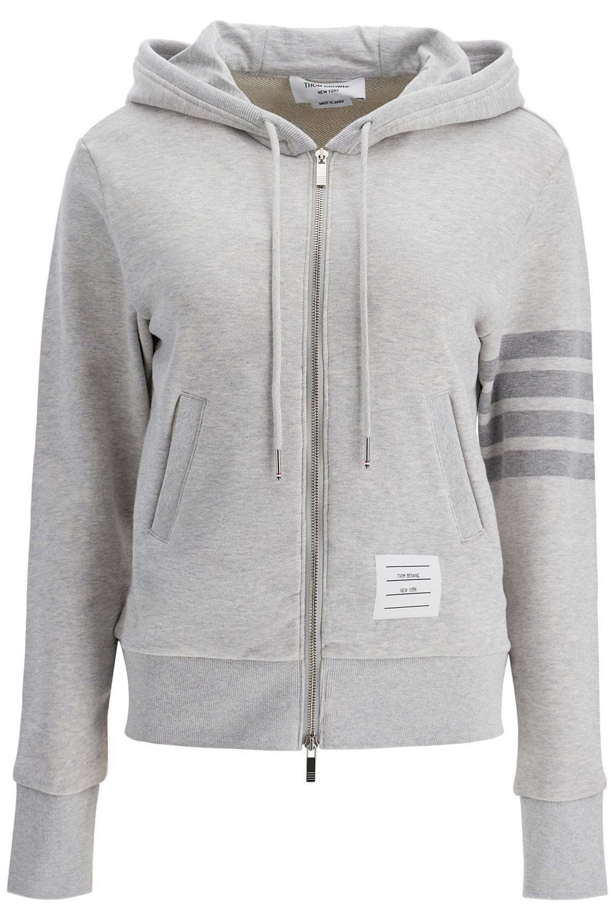 Thom Browne 4-bar hoodie with zipper and image 0