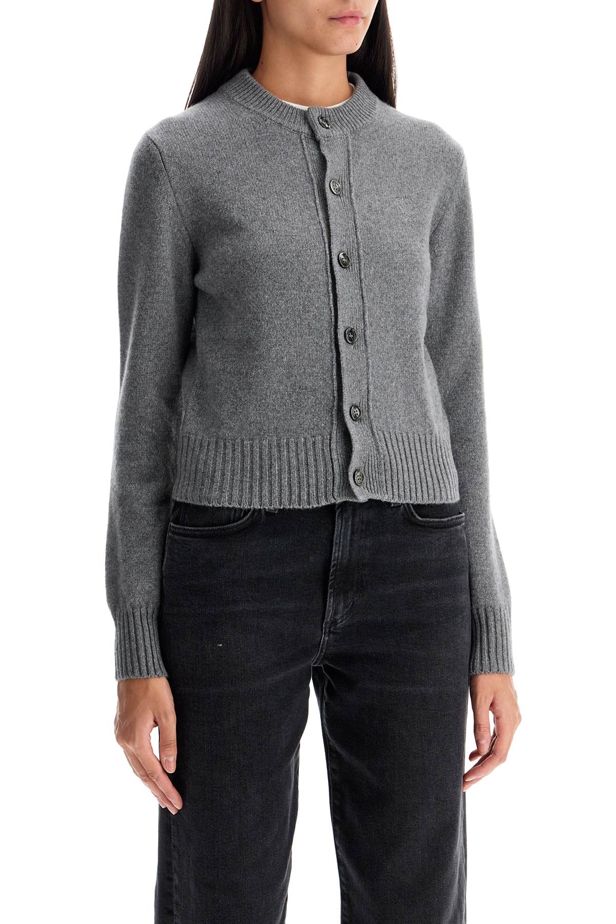 Ami Alexandre Matiussi cashmere crewneck cardigan image 1