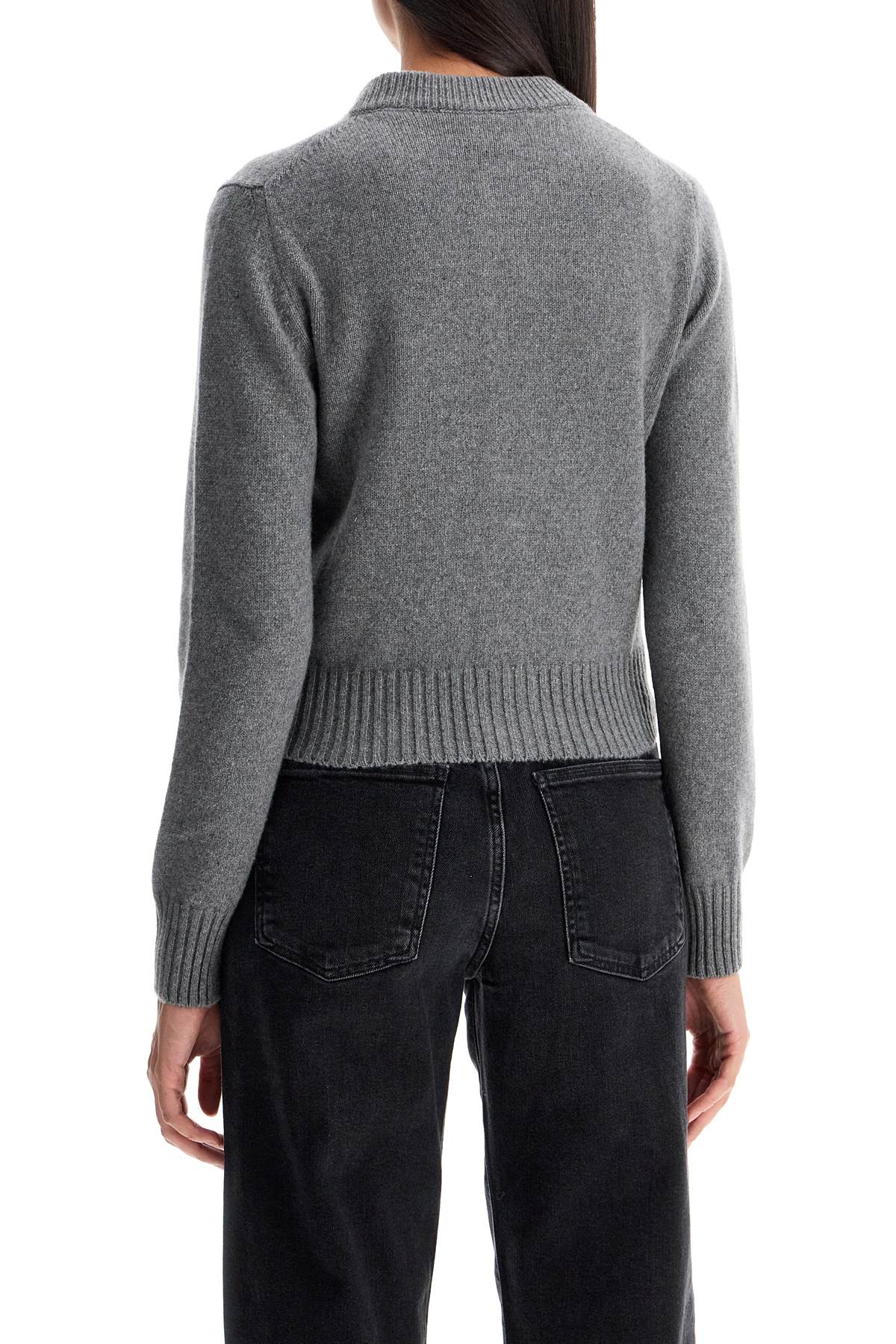 Ami Alexandre Matiussi cashmere crewneck cardigan image 2