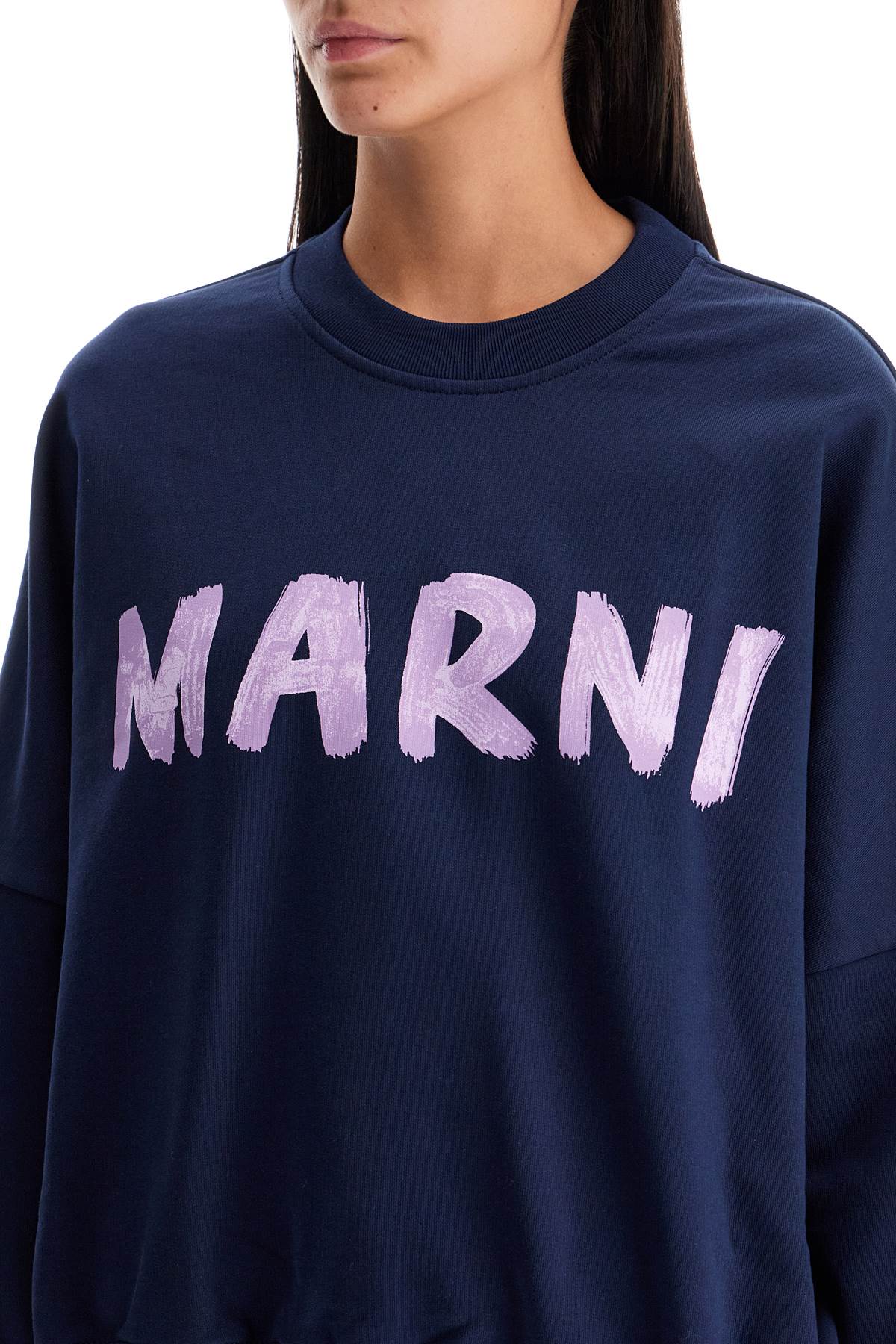 Marni crewneck sweatshirt with logo image 3