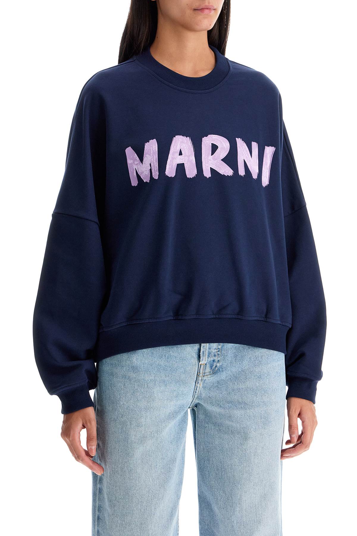 Marni crewneck sweatshirt with logo image 1