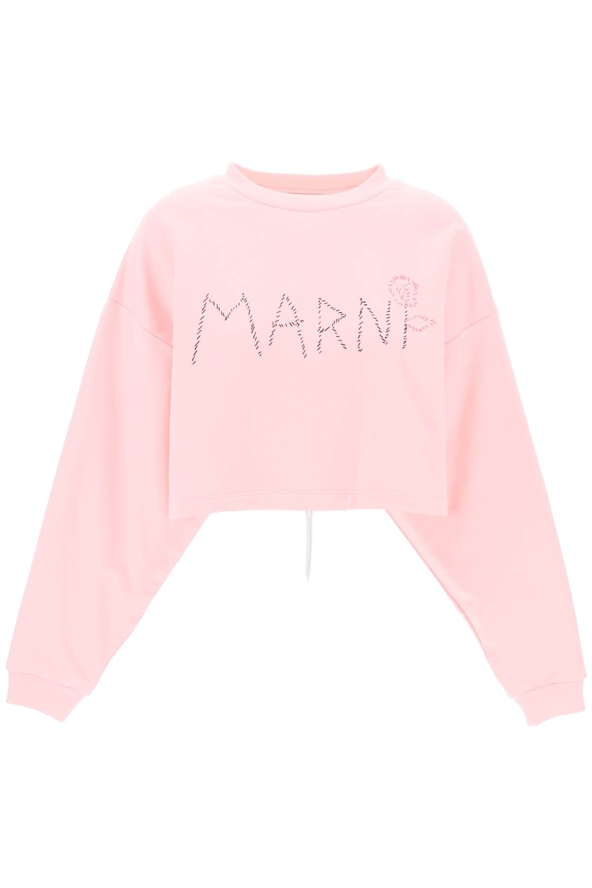 Marni "organic cotton sweatshirt with hand-embroid image 0