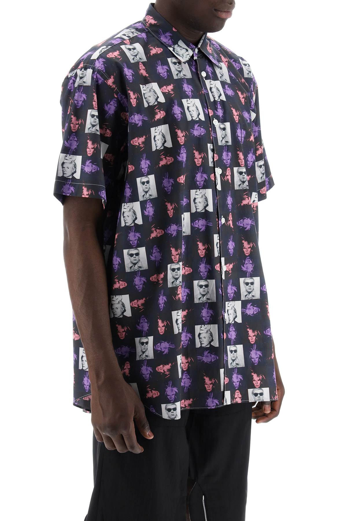 Comme Des Garcons Shirt short-sleeved shirt with andy warhol print image 1