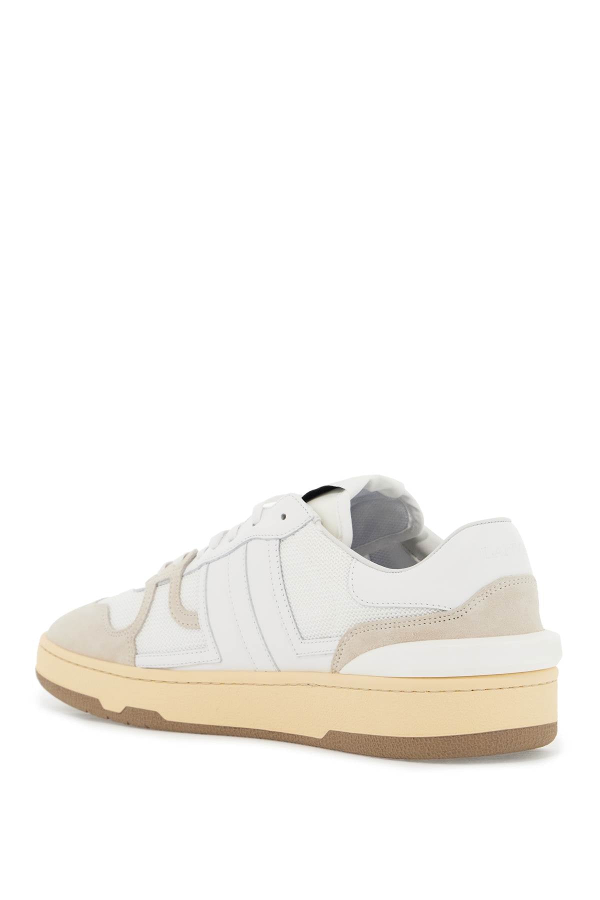 Lanvin "mesh and leather clay sneakers with image 2