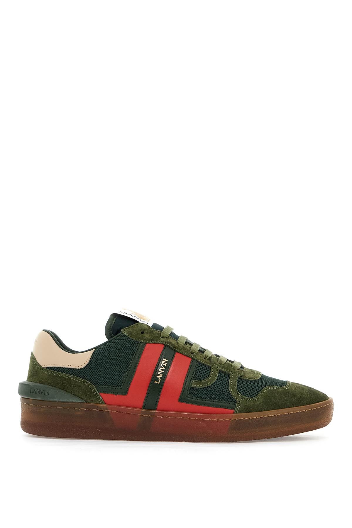 Lanvin "mesh and leather clay sneakers with image 0