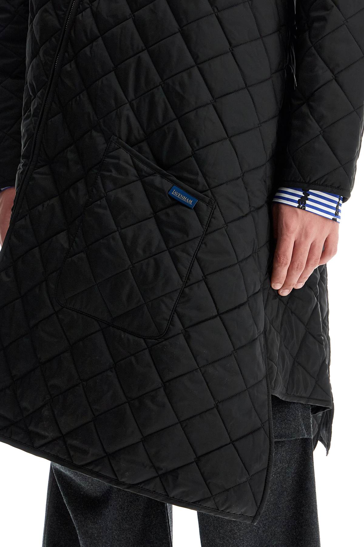 Comme Des Garçons SHIRT Quilted Asymmetrical Parka image 3