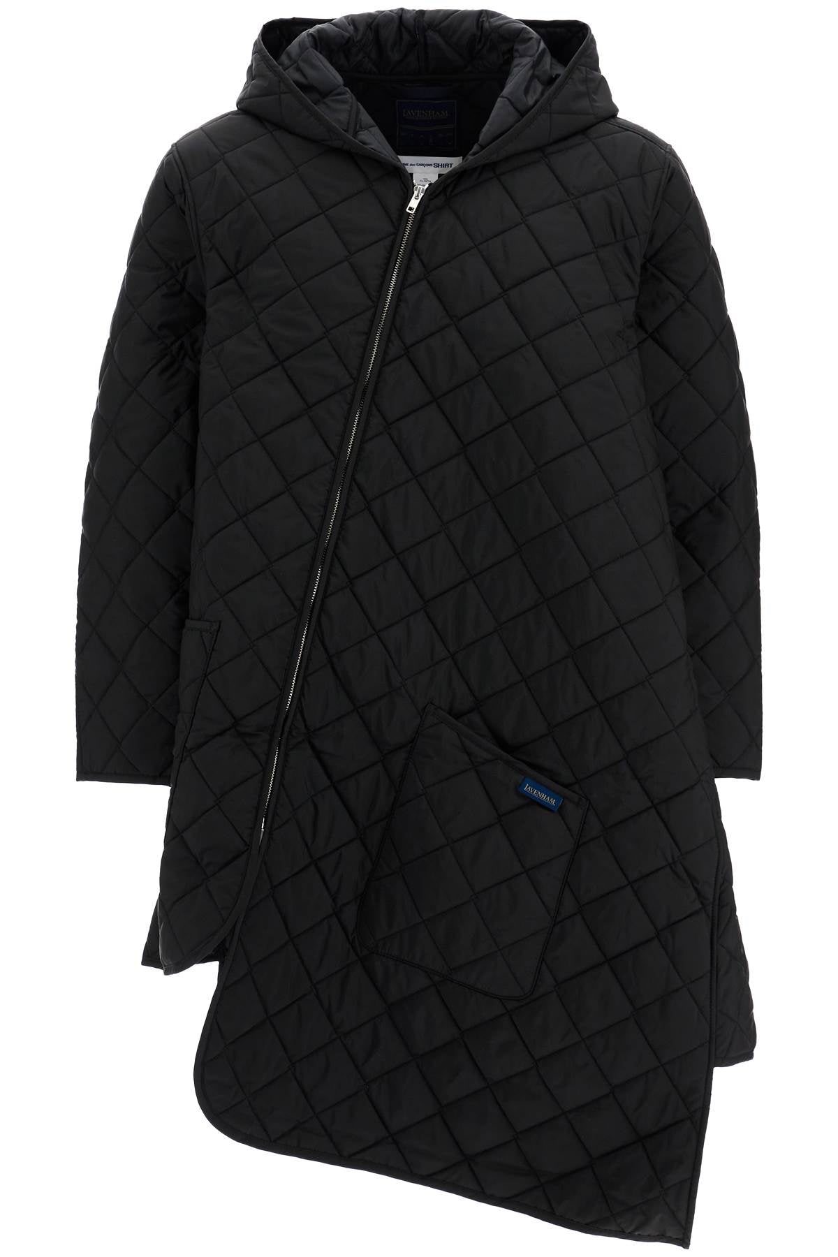 Comme Des Garçons SHIRT Quilted Asymmetrical Parka image 0