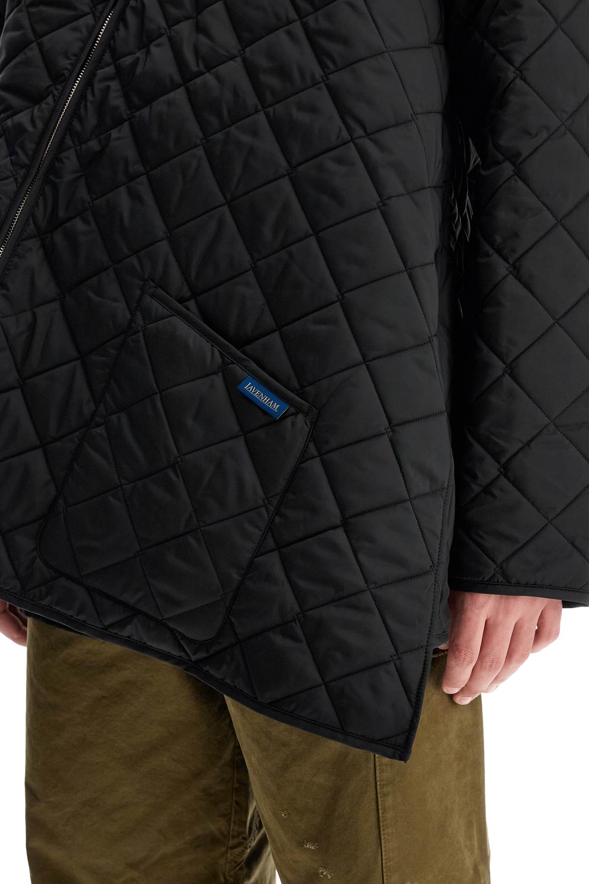 Comme des Garçons SHIRT Asymmetric Quilted Jacket image 3