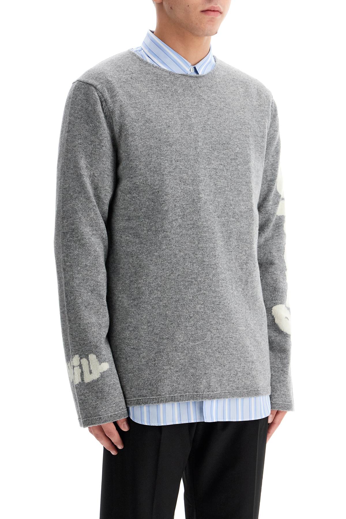 Comme Des Garcons Shirt Wool Jacquard Pullover image 1