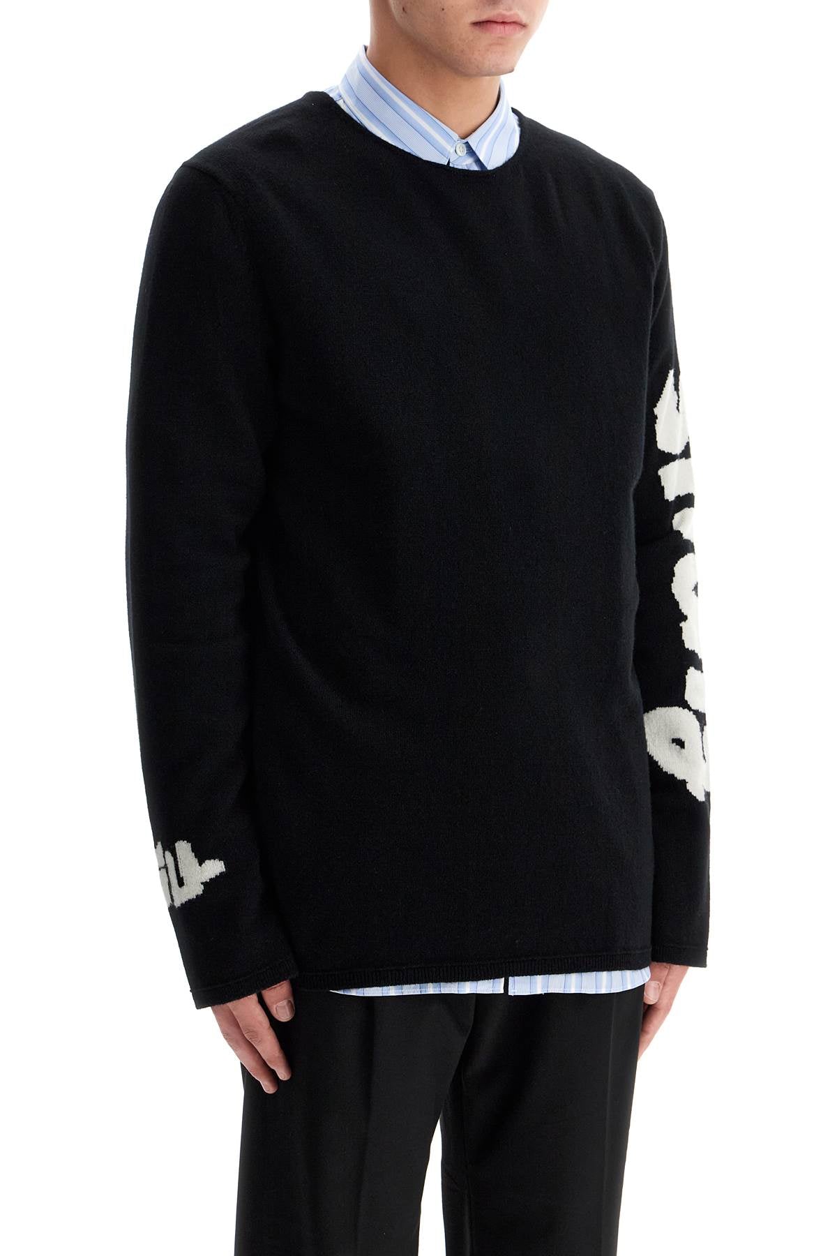 Comme Des Garçons SHIRT Wool Jacquard Pullover image 1