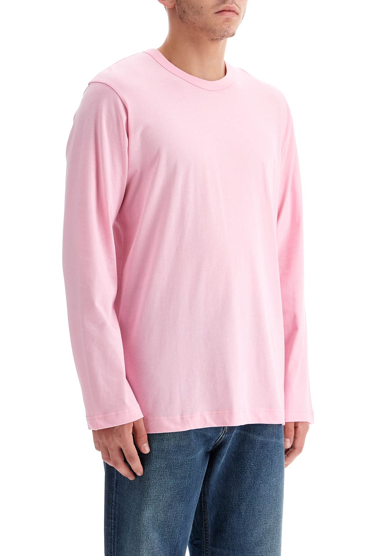 Comme Des Garçons Shirt Long Sleeve T-Shirt with Logo Detail image 1