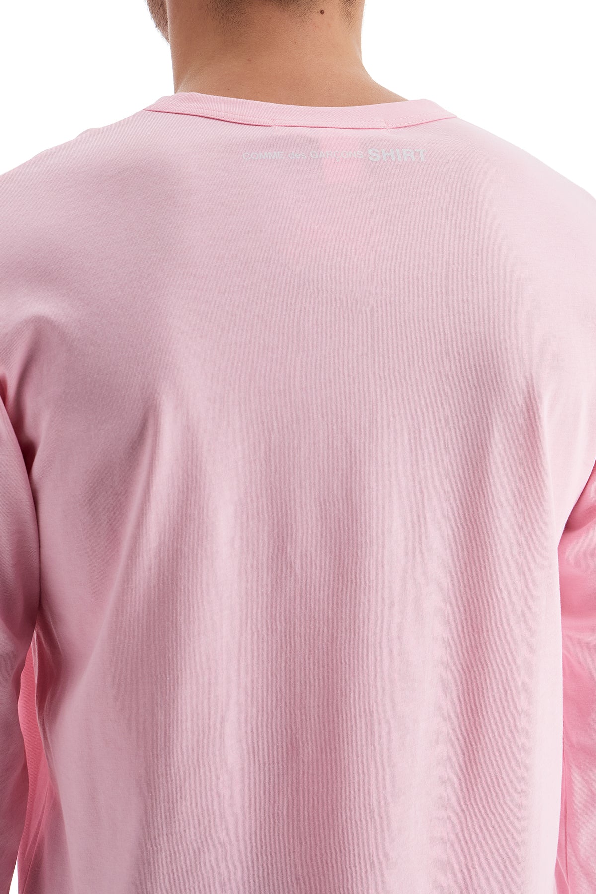 Comme Des Garçons Shirt Long Sleeve T-Shirt with Logo Detail image 3