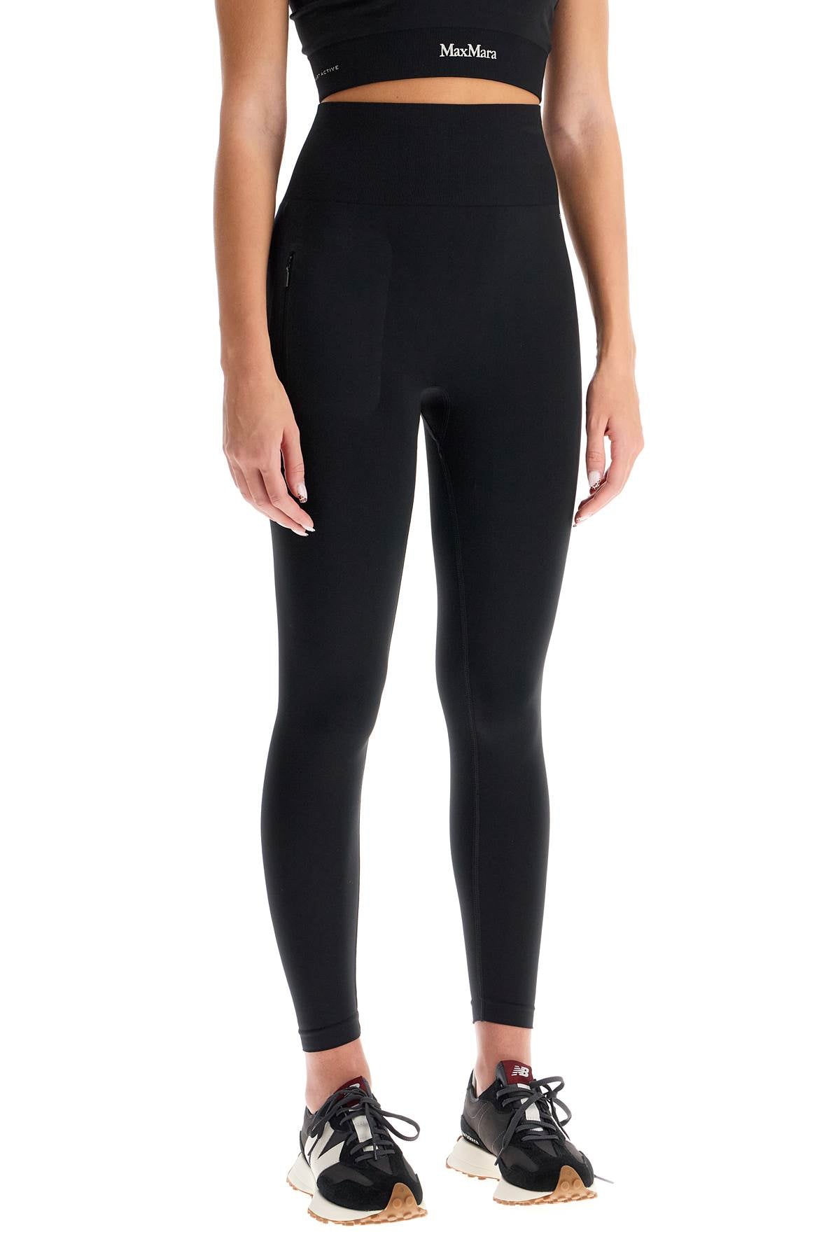 Max Mara Leisure 'Fire' Sport Leggings with Logo Print image 1